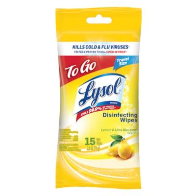 LYSOL DISINF. WIPES 15 COUNT