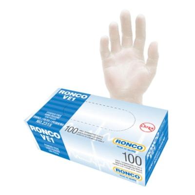 RONCO VE1 VINYL GLOVES S 100BX