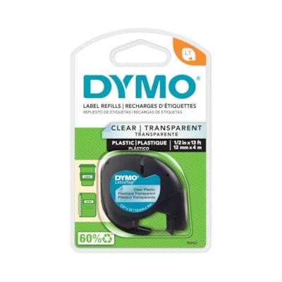 TAPE LETRATAG BLK ON CLR 1/2