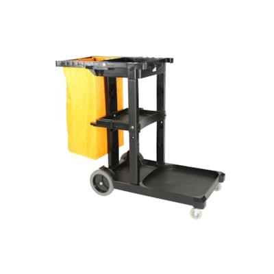 GLOBE JANITORS CART BLACK