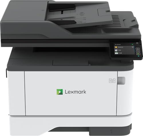 Lexmark MX331adn Black and White All-in-One Printer with Touchscreen, Laser Device with Optional Wireless Connection, Duplex Printing and Analogue Fax (3-Series)