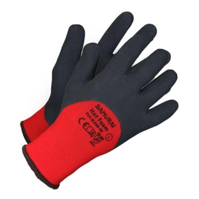 LINED RED WORK GLOVE, LARGE