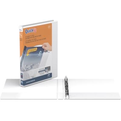 QUICKFIT RND RING5/8 WHT BINDR