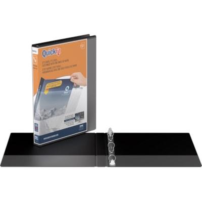 QUICKFIT BINDER 5/8  BLACK RR