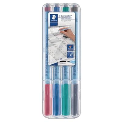 CORRECTABLE MARKER MEDIUM 4 PC