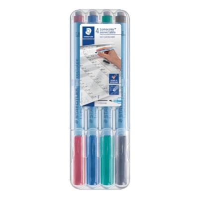 CORRECTABLE MARKER FINE 4 PC
