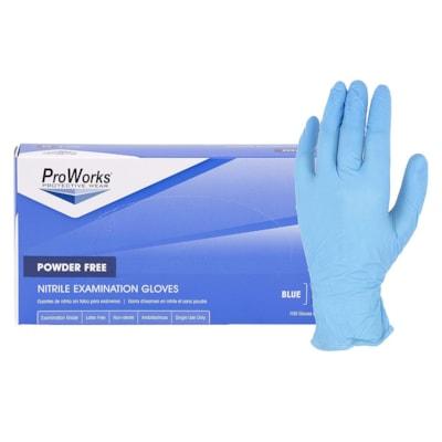 NITRILE EXAM GLOVE 5MIL S BLUE