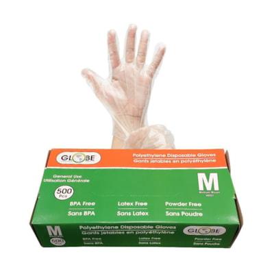 POLYETHYLENE GLOVES PF M 500
