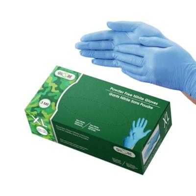 BLUE 3MIL NITRILE GLOVE XL 100