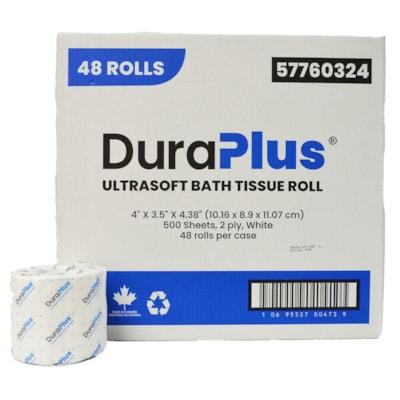 DURA+ TOILET TISS 48X500SHT