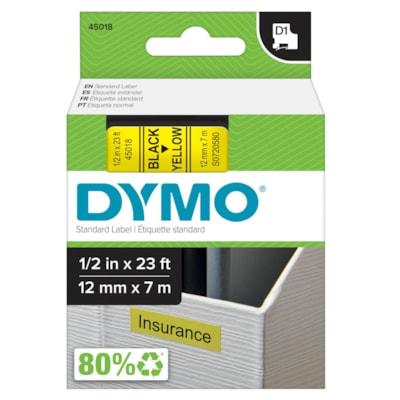 LBLMAKR TAPE DYMO BLK ON YEL.