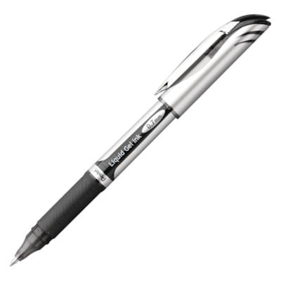 ENERGEL DLX GEL PEN BLACK MED