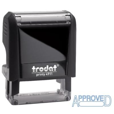 SELF-INKING STAMP BLUE APPROVD