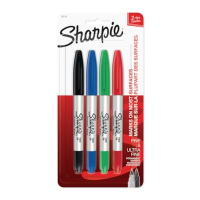 SHARPIE TWIN TIP PERM.MARKERS