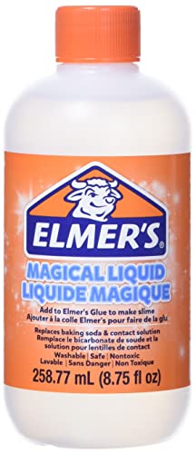 Elmer’s Glue Slime Magical Liquid Activator Solution, 258 mL Bottle (8.75 fl. oz.) - Great for Making Slime