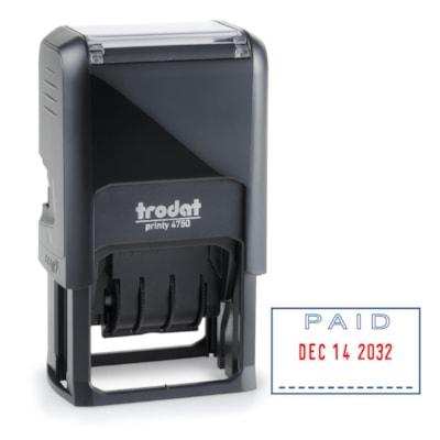 750L2 DATR STAMP SLF-INK PAID