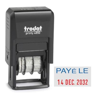 4850 SELF-INK DATER PAYé LE
