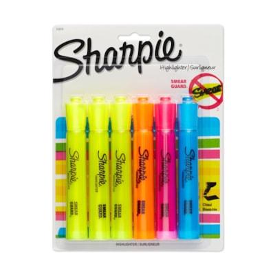 SHARPIE TANK HIGHLIGHTER 6/ST.