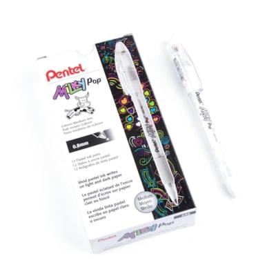 MILKY POP PASTEL GEL PEN WHITE