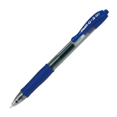 PEN GEL INK .7MM RETRACT. BLUE