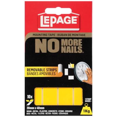 NO MORE NAIL MOUNTNG STRIP REM