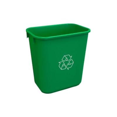 SOFT WASTEBASKET 26L GREEN