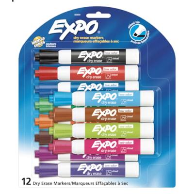 EXPO LOW ODOR DRY ERASE 12PK