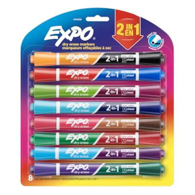 EXPO DUAL ENDED 8PK MARKERS