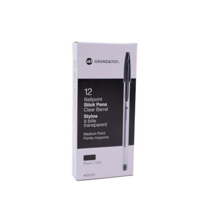 BALLPT PEN MEDIUM BLACK