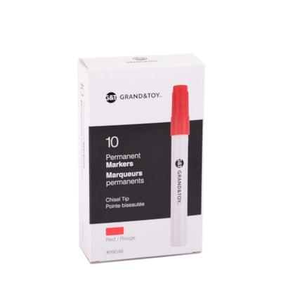 G&T METAL CAN PERM MARKER RED
