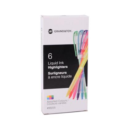 HIGHLIGHTR G&T 6/PK ASSR'D COL