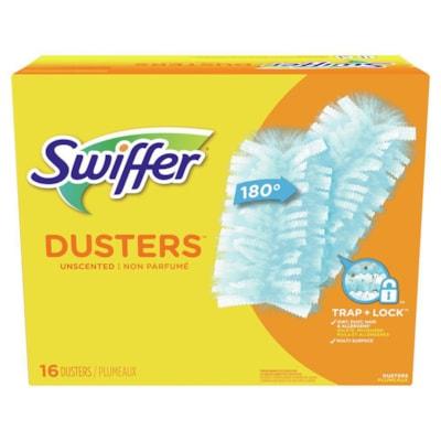 Swiffer Dusters Dust Mop Refill - Unscented - Fiber - White - 16 / Box