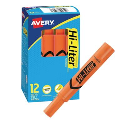 HI-LITER  DESK STYLE FL.ORANGE