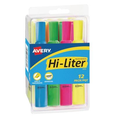DESK STYLE HI-LITER 12/PK
