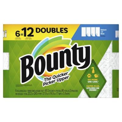 BOUNTY 6PK SELECT SIZE 90SHEET