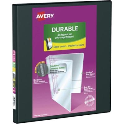 AVERY 1/2  BINDER D-RING BLACK