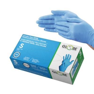 NITRILE GLOVE SKY BLUE S 100BX