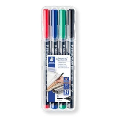 LUMOCOLOR  PERMANENT PENS 4CT