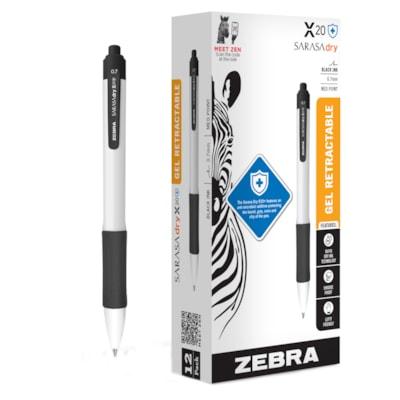 SARASA DRY RT GEL PEN BLK 12BX