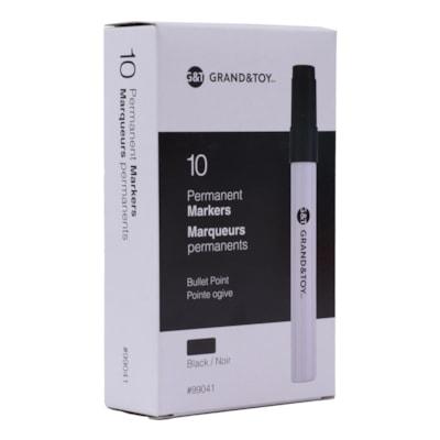 MARKER PERMANENT BULLET BLACK