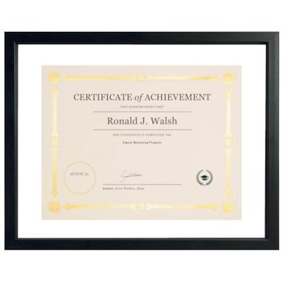CERTIFICATE FRAME 11 X 14