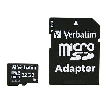 VERBATIM MICRO SDHC 32 GB WITH