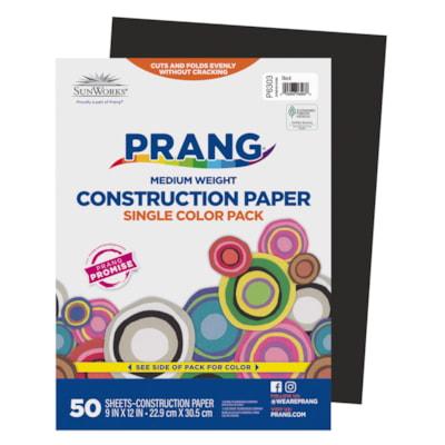 PAPER CONSTRUCTION BLACK 9X12
