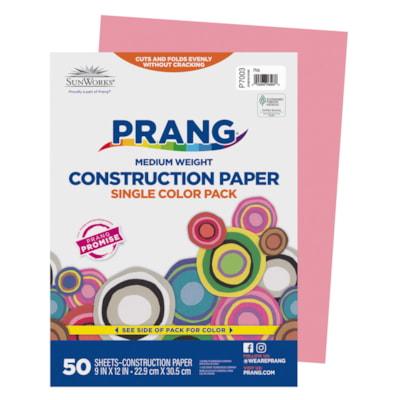 PAPER CONSTRUCTION PINK 9X12