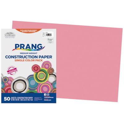 PAPER CONSTRUCTION PINK 12X18