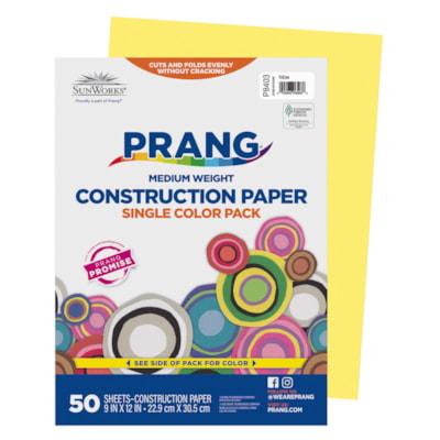 PAPER CONSTRUCTION YELLOW 9X12