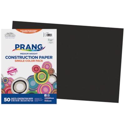 PAPER CONSTRUCTION BLACK 12X18