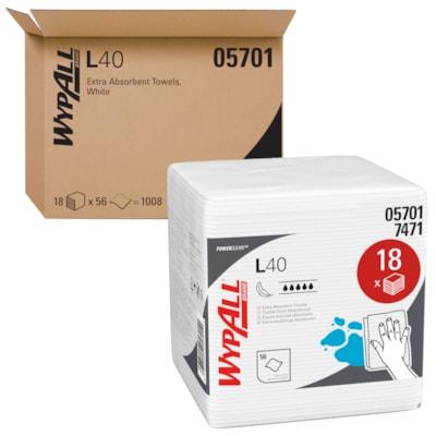 WYPALL L40 1/4-FOLD WIPER WHT