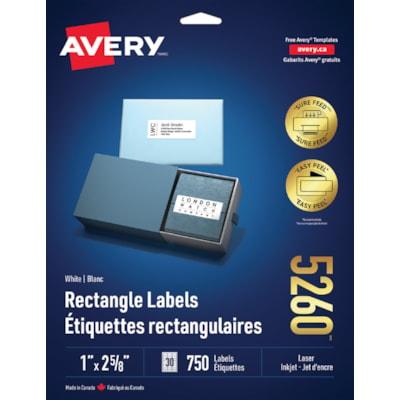 ADDRESS LABEL LASER 2 5/8 X 1