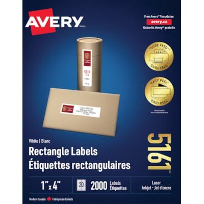 ADDRESS LABEL LASER 4X1 IN